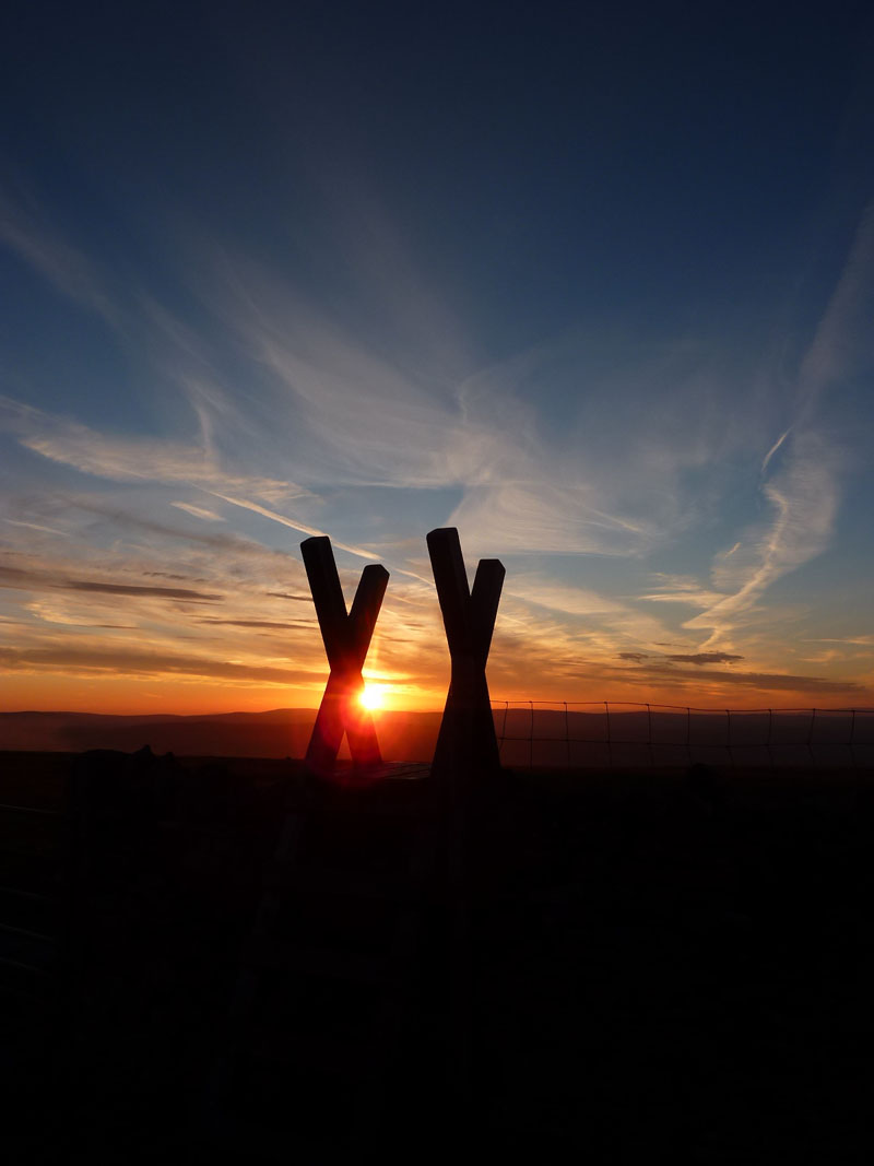 Sunset and Stile